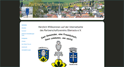 Desktop Screenshot of partnerschaftsverein-oberaula.de