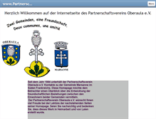 Tablet Screenshot of partnerschaftsverein-oberaula.de